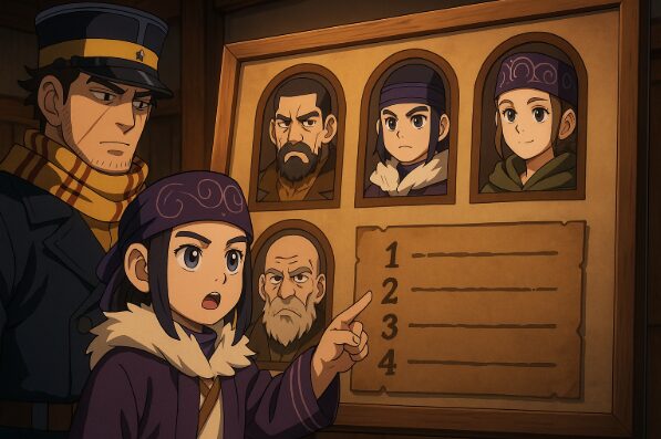 主要キャラクターが集合したアニメ風のイラスト、声優陣の演技が想起される構成
